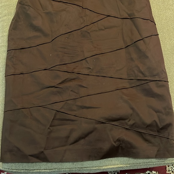 Calvin Klein Sleeveless Women's Brown Dress Size 14 (TD) - Picture 2 of 6